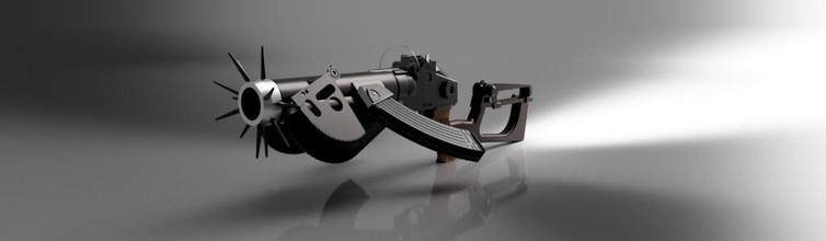 zorg zf 140 silah beşinci element 5th film tabanca destek hobi kendin yap 3d print model - Mito3D