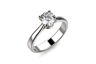zp003 gioielleria Fidanzamento squillare stampabile gioiello lusso anelli argento oro diamante gemma moda brillante bianca engagement diamant platino 3d print model - Mito3D