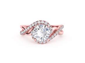 zrp034 jewelry platinum luxury engagement printable gem diamond ring gold zennio rings 3d print model - Mito3D
