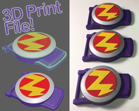 zurg belt buckle - toy story small fry toystory smallfry toystorysmallfry buzz woody lightyear games toys 3d print model - Mito3D