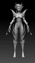 zyra personnage corps ordinaire visage jeux jouets jeu accessoires 3d print model - Mito3D