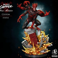 absolute carnage - miles morales halloween venom spiderman statue diorama marvel molares 3d print model - Mito3D