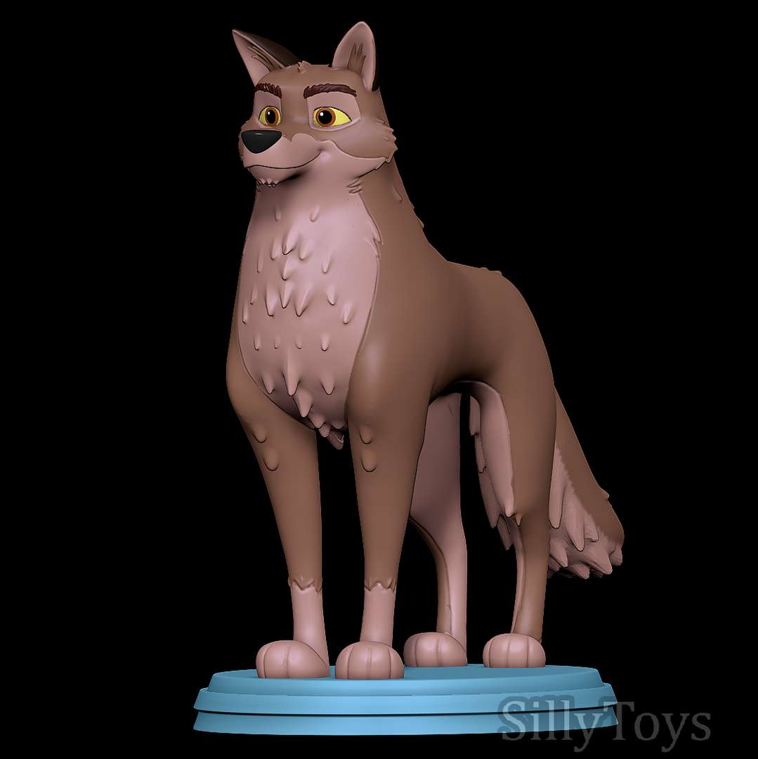 co3d - balto dog canine male feral furry 3D print model - Mito3D