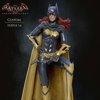 batgirl arkham knight batman estatue diorama dc 3d print model - Mito3D