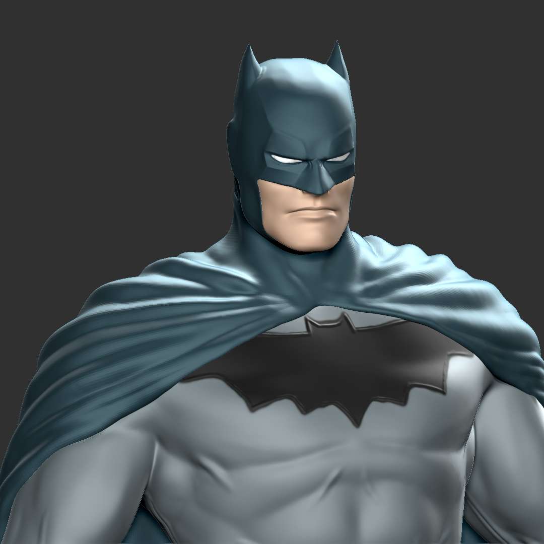 Batman silenzio super eroe arkham dc i fumetti buio cavaliere vendetta notte detective Gotham anti Bruce Wayne 3D print model - Mito3D