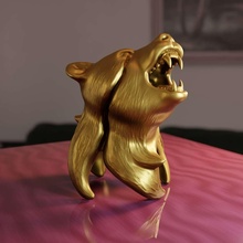 orso decora animale astratto 3d print model - Mito3D