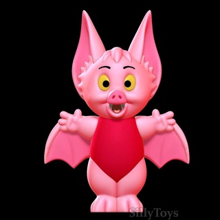 belfry - filmation's ghostbusters female bat furry monster anthro toy 80s 3d print model - Mito3D