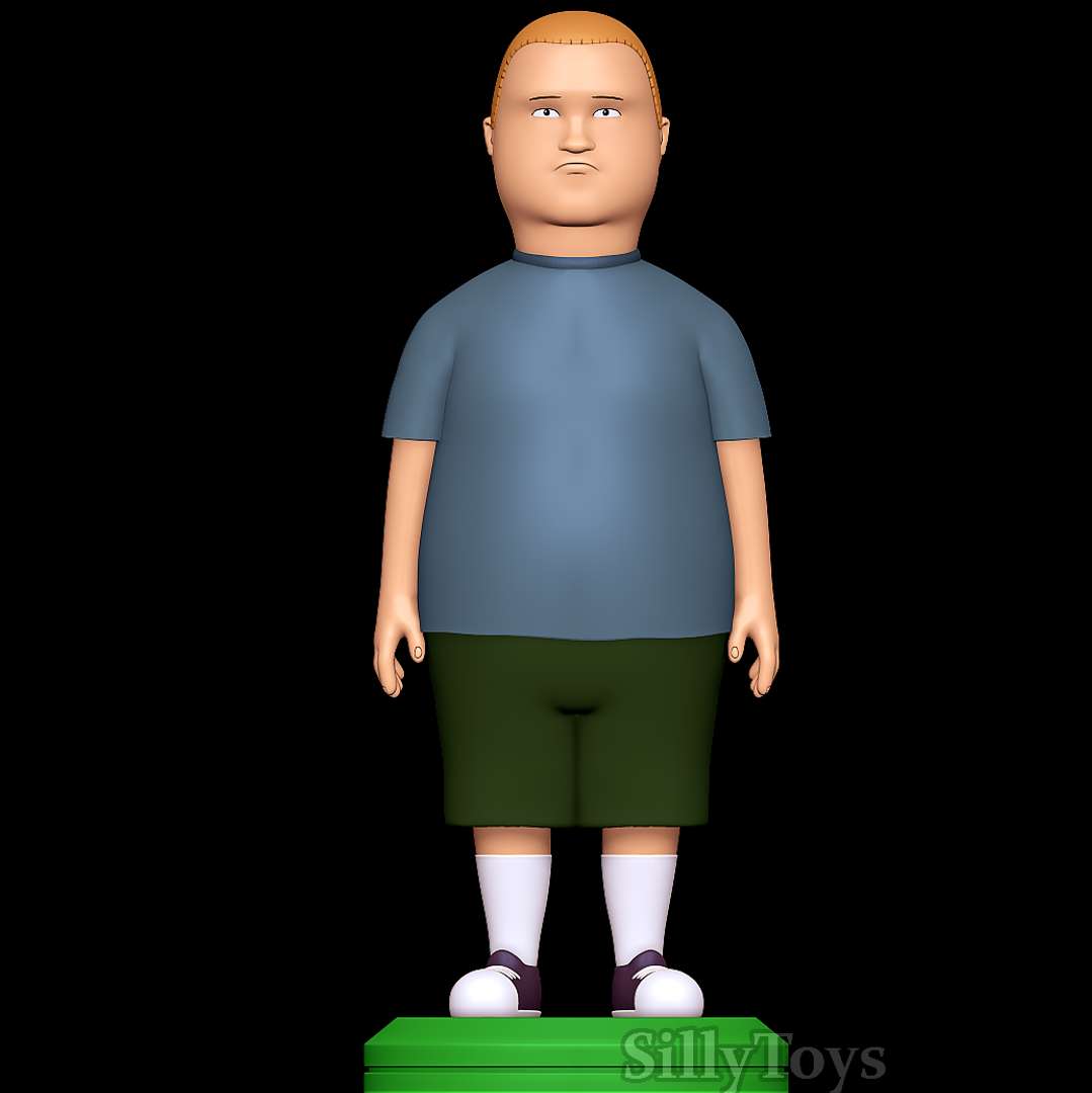 bobby hill - king kid fat hank 3D print model - Mito3D