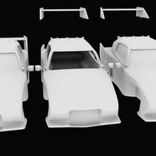 Chevrolet voiture séparé pièces stl 3d impression 3d print model - Mito3D