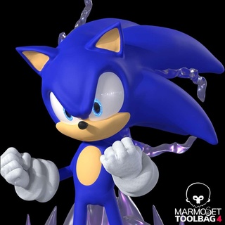 christmas promotion - sonic frontiers 3d print model - Mito3D