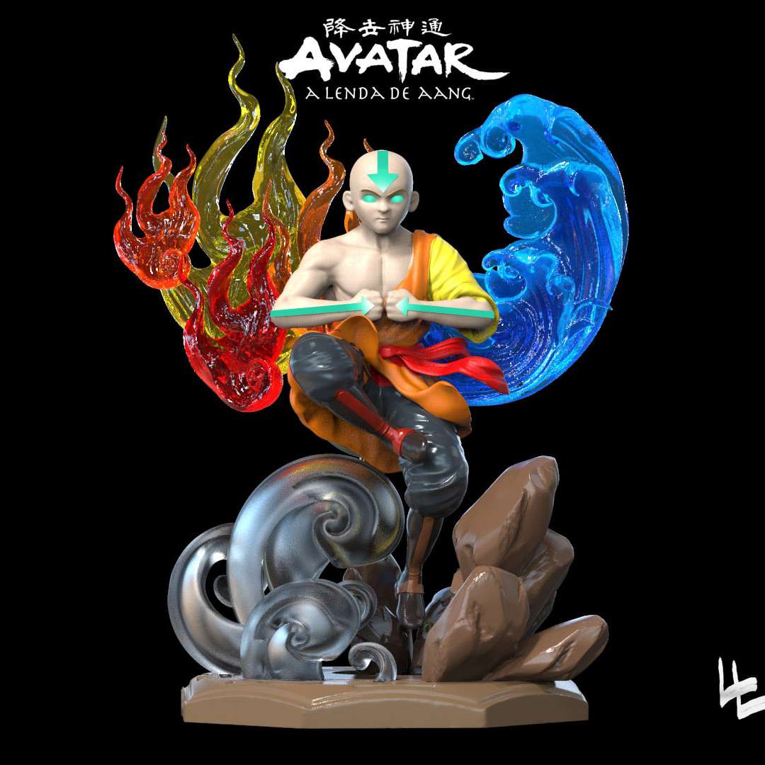 co3d benutzerbild aang zuletzt luft bender modell last airbender harz 3dprint 3D print model - Mito3D