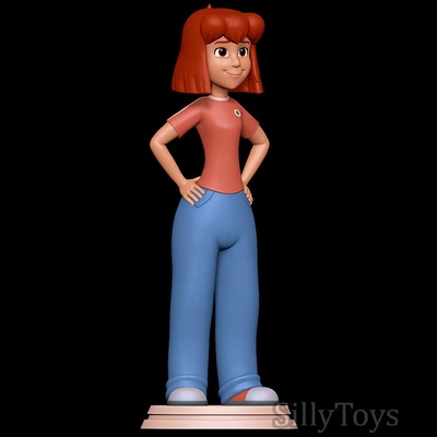co3d - budgie ferngully 2 woman kid magical rescue 3d print model - Mito3D