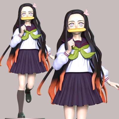 co3d demônio assassino academia nezuko 3d print model - Mito3D