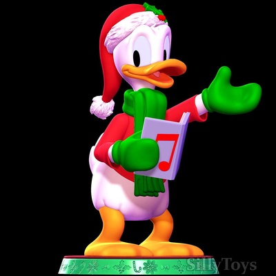 co3d donald pato natal masculino antro pássaro mickey margarida 3d print model - Mito3D