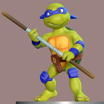 co3d donatello teenager mutant ninja schildkröten 3d print model - Mito3D