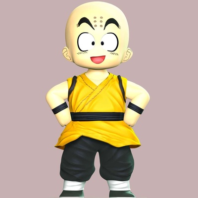 co3d drago palla ragazzo krillin 3d print model - Mito3D