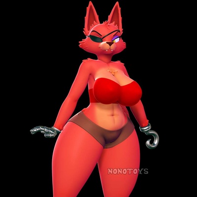 co3d foxy fnaf nsfw sfw 3d print model - Mito3D