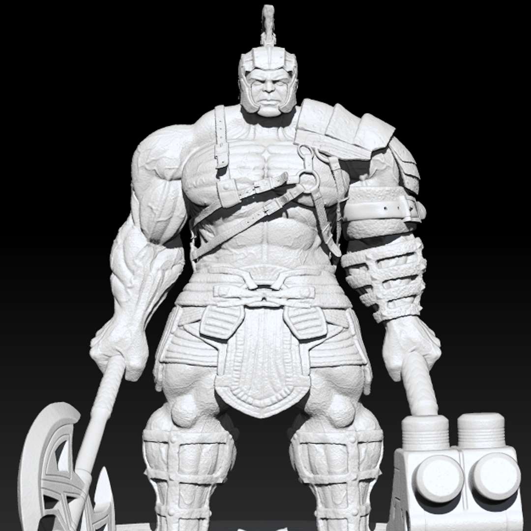 co3d casco hulk ragnarok 2024 monstruo thor maravilla gladiador héroe 3D print model - Mito3D