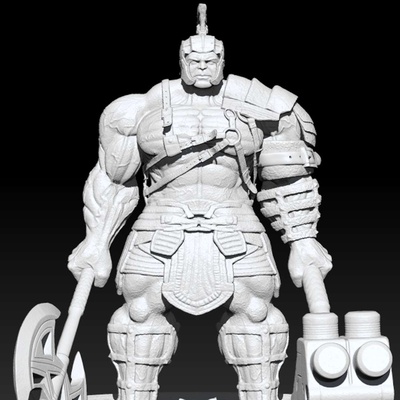 co3d ponton hulk ragnarok 2024 monstre thor merveille gladiateur héros 3d print model - Mito3D