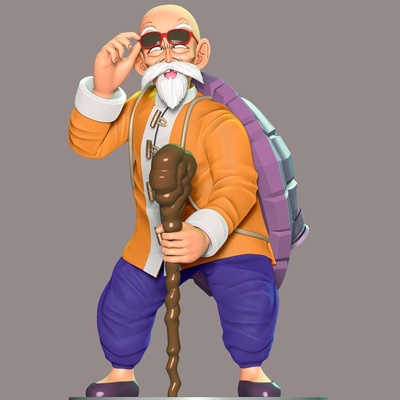 co3d maestro roshi continuar pelota 3d print model - Mito3D