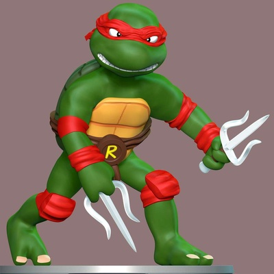 co3d - raphael teenage mutant ninja turtles 3d print model - Mito3D