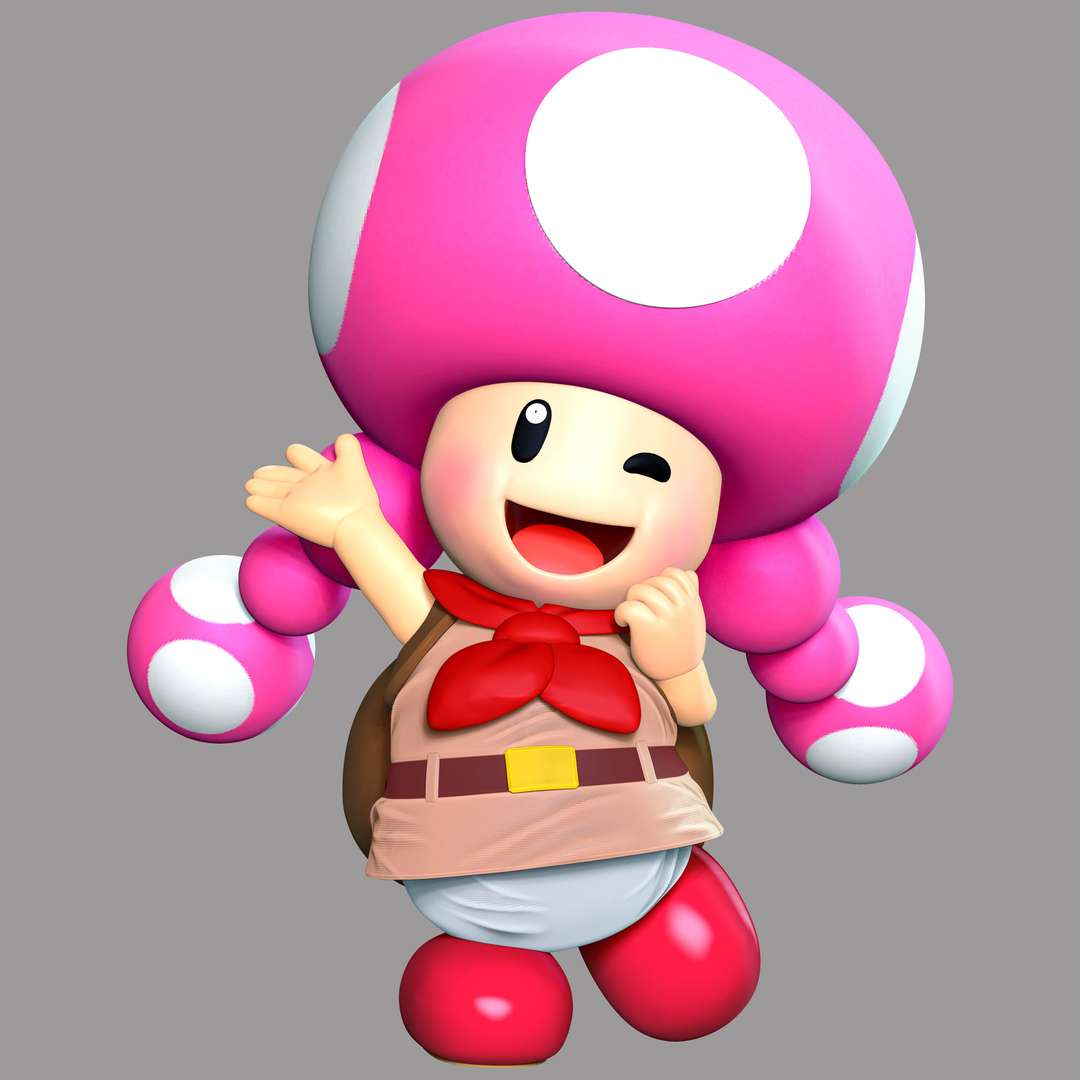 co3d toadette mario 3D print model - Mito3D