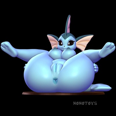 co3d vaporeon nsfw sfw 3d print model - Mito3D