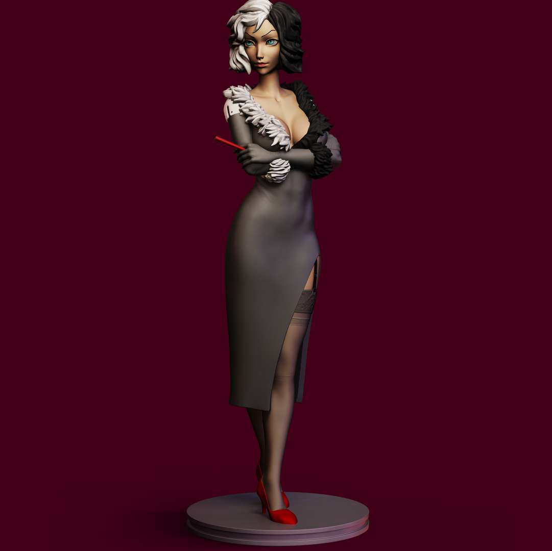 co3d cruella deville 3D print model - Mito3D