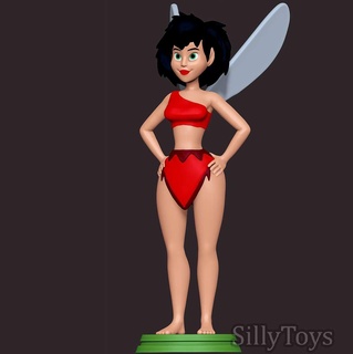 crysta - ferngully fairy faerie female woman 3d print model - Mito3D