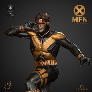 cyclops black costume stl 3d xmen 3dprinting 3dmodel marvel collectibles 3d print model - Mito3D
