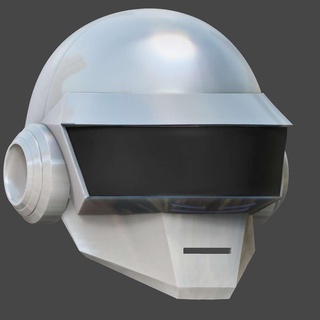 doffpunk capacete doffpunk capacete capacete cosplay 3d print model - Mito3D
