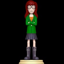 geben Morgendorfer weiblich Teen Karikatur Brille 3d print model - Mito3D
