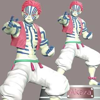 demon slayer - akaza kimetsu yaiba demonslayer anime manga 3dprint 3dprinting figure comic animal gamecharacter 3d print model - Mito3D