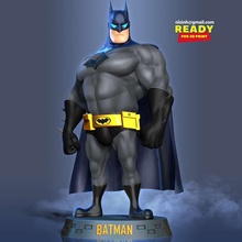 grasa batman dc historietas cómic maravilla hombre 3dprint estatua figura 3dprinting dibujos animados lindo 3d print model - Mito3D