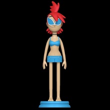 frankie foster swimsuit - fosters imaginary friends 3d print model - Mito3D