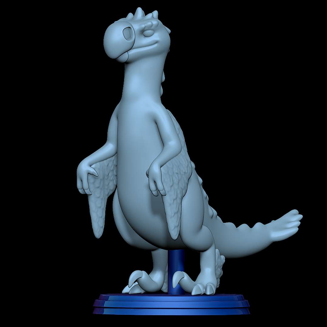 co3d - gavin ice age collision dinobird dinosaur 3D print model - Mito3D