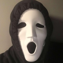 co3d cara fantasma gritar tv serie on mtv stl horror asesino máscara miedo 3d print model - Mito3D