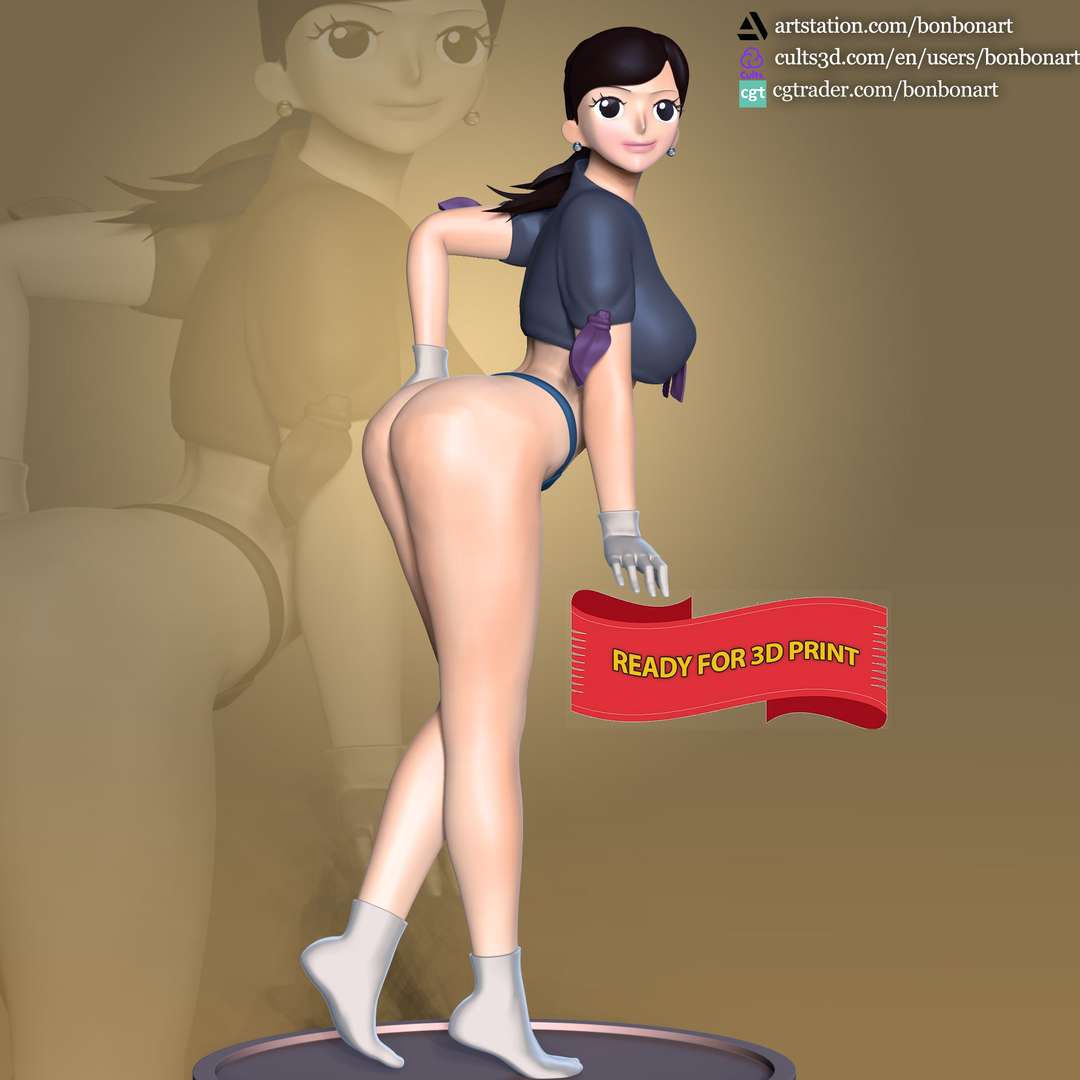 co3d fille résultat natation 3dprint 3dprinting figure statue anime dessin animé bande dessinée art figurines batman miniature prière yoga nager 3D print model - Mito3D