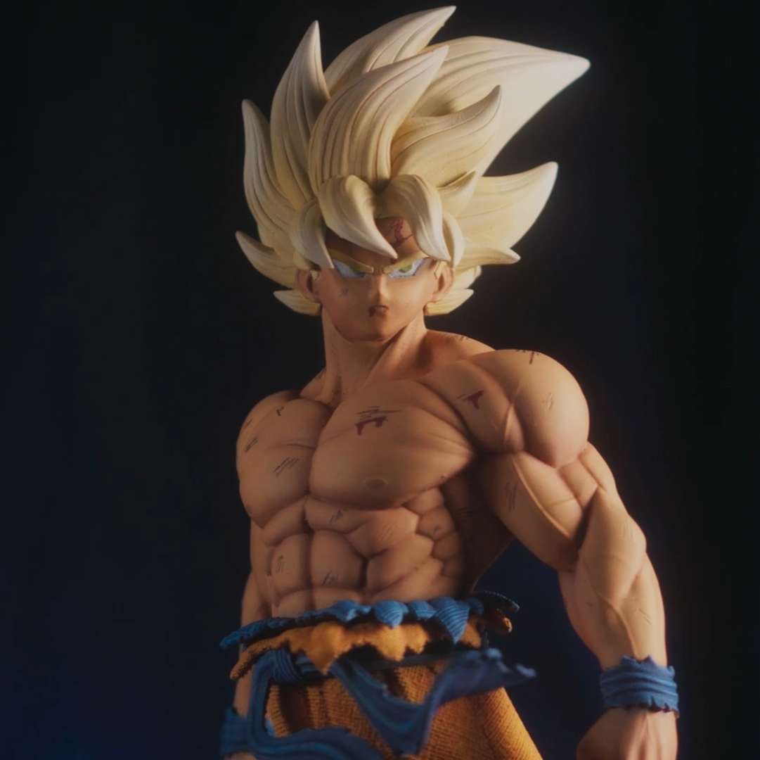 Goku super saiyan anime Drago palla caiqart 3D print model - Mito3D