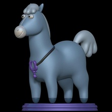 caballo mundo centauro yegua hembra animal salvaje equino 3d print model - Mito3D