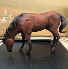 horse grazing hose cavalo cowboy 3d print model - Mito3D
