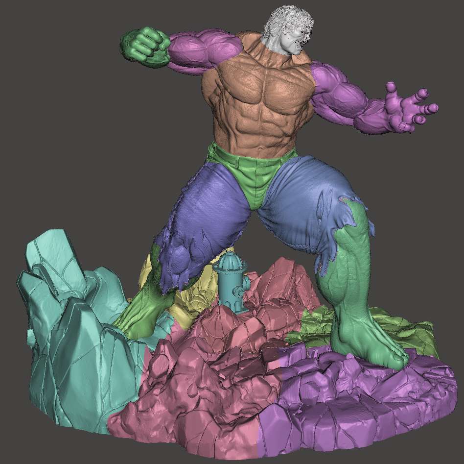 hulk 2008 3D print model - Mito3D