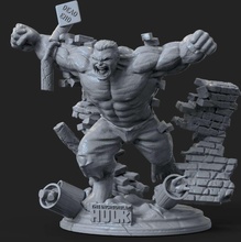 co3d - hulk wall theincrediblehulk marvel marvelcomics 3d print model - Mito3D