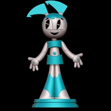 jennifer wakeman - life teenage robot jennifer wakeman life teenage robot female 3d print model - Mito3D