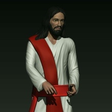 jesus statue 3d print model - Mito3D