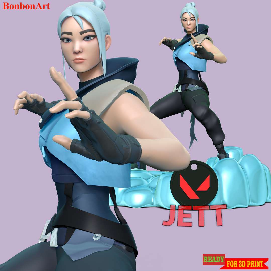 co3d jett valoroso arrasar jogos sábio 3dprint 3dprinting figura estátua anime desenho animado quadrinho arte estatuetas miniaturas personagem jogo manga 3D print model - Mito3D