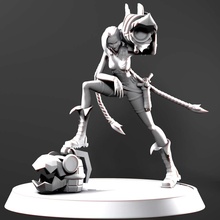 jinx diorama League of Legends lol scultura statua figura 3d print model - Mito3D