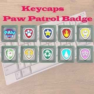 keycaps pata patrulha distintivo tecla teclacap cachorros cachorro animal manga filme anime 3d print model - Mito3D
