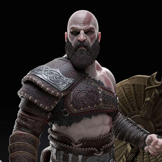 Kratos Deus guerra gow Atreus Ragnarok 3d print model - Mito3D