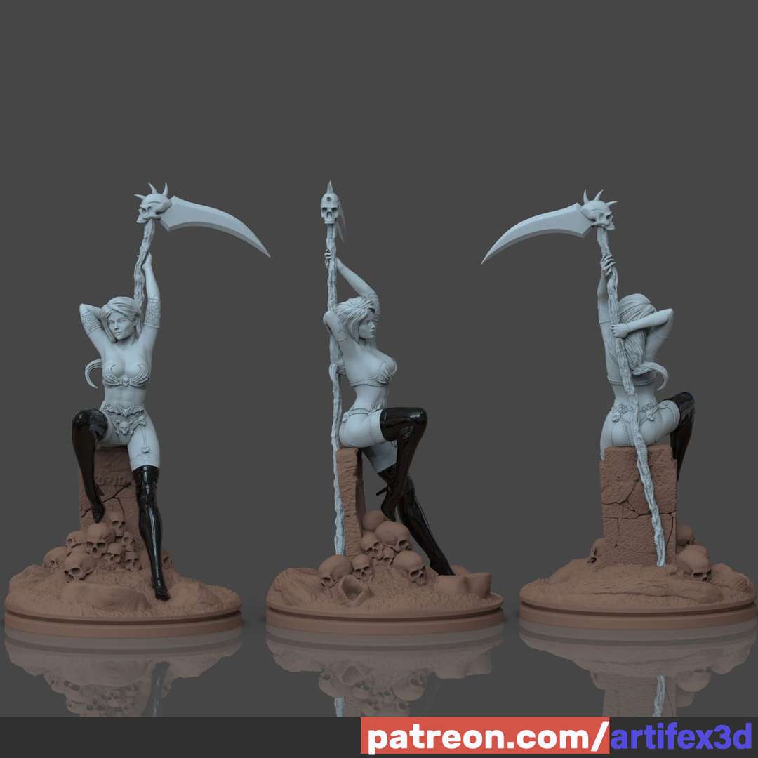 lady death 3D print model - Mito3D